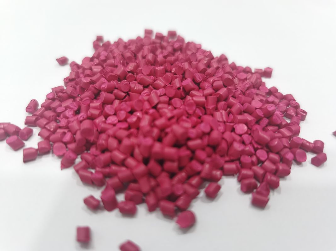 Blowing Films Injections Plastic Color Masterbatch Rose Red Color